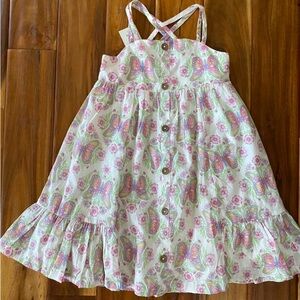 Joie Girl’s Butterfly Spring Summer Dress Size 8-NEW